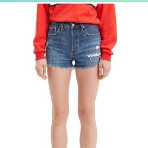 Levi’s 501’s High Rise Cut Offs. Button Fly